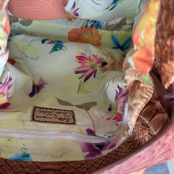 AUTHENTIC CARLOS FALCHI HAND BAG - Picture 5 of 6